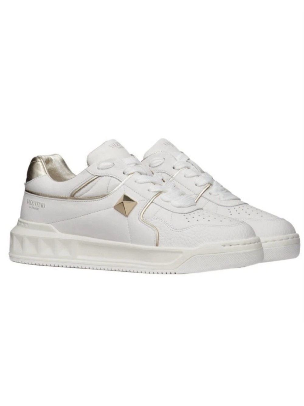 Valentino Garavani One Stud Sneakers Women’s 8 EU 38 White